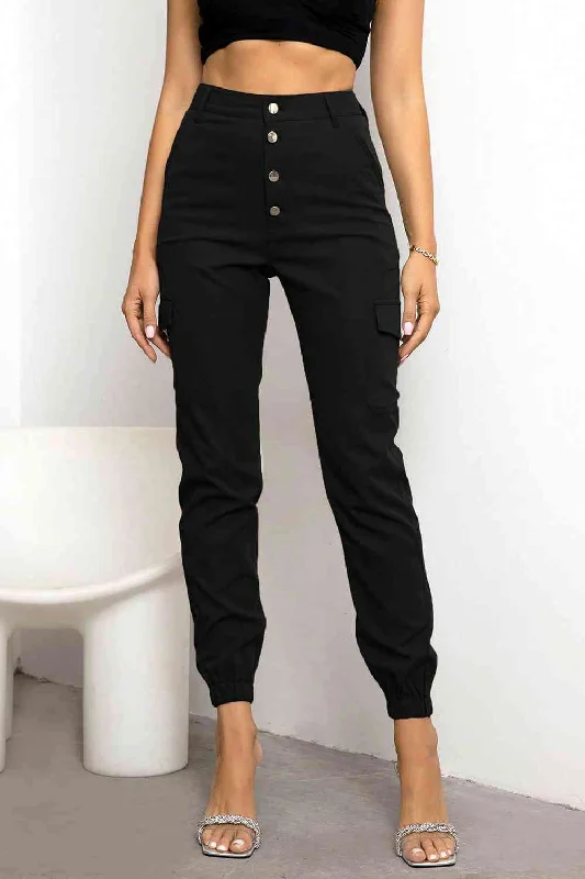 Button Fly Cargo Pants