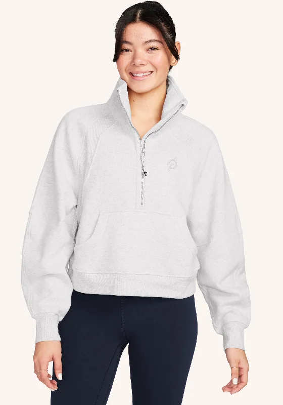 Scuba Oversized Funnel-Neck Half Zip