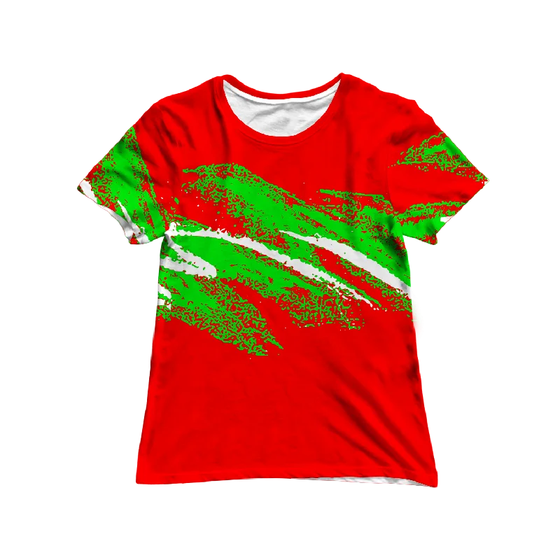 Swoosh Red Christmas Women's Tee